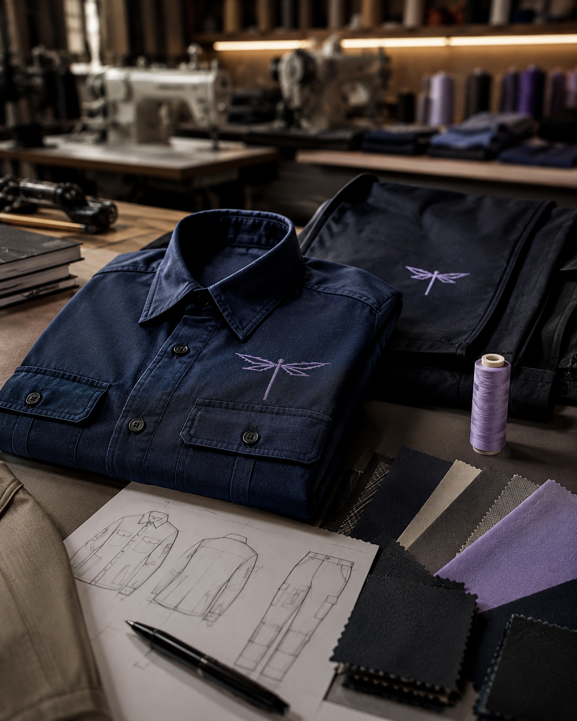 Il nostro atelier di personalizzazione abbigliamento da lavoro