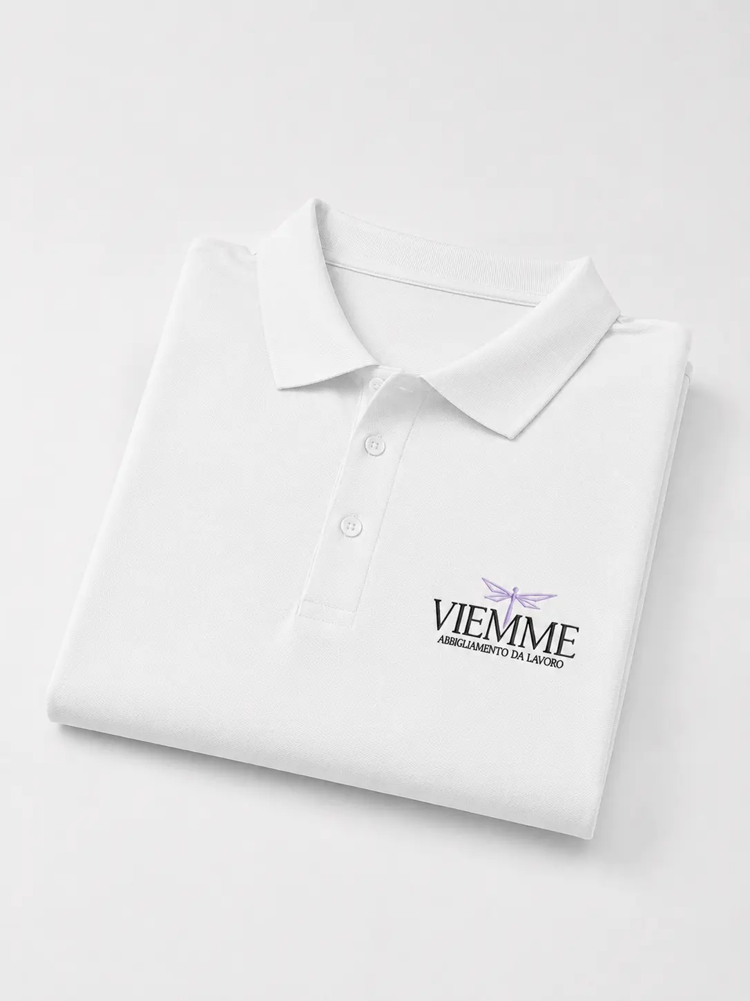 Polo professionale con ricamo logo aziendale